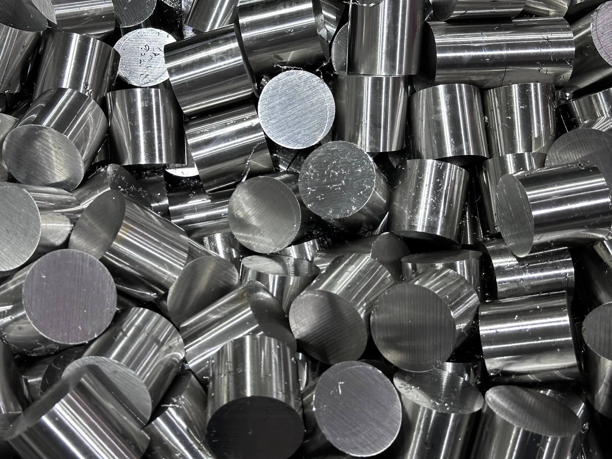 Stainless steel and powder-coated metal